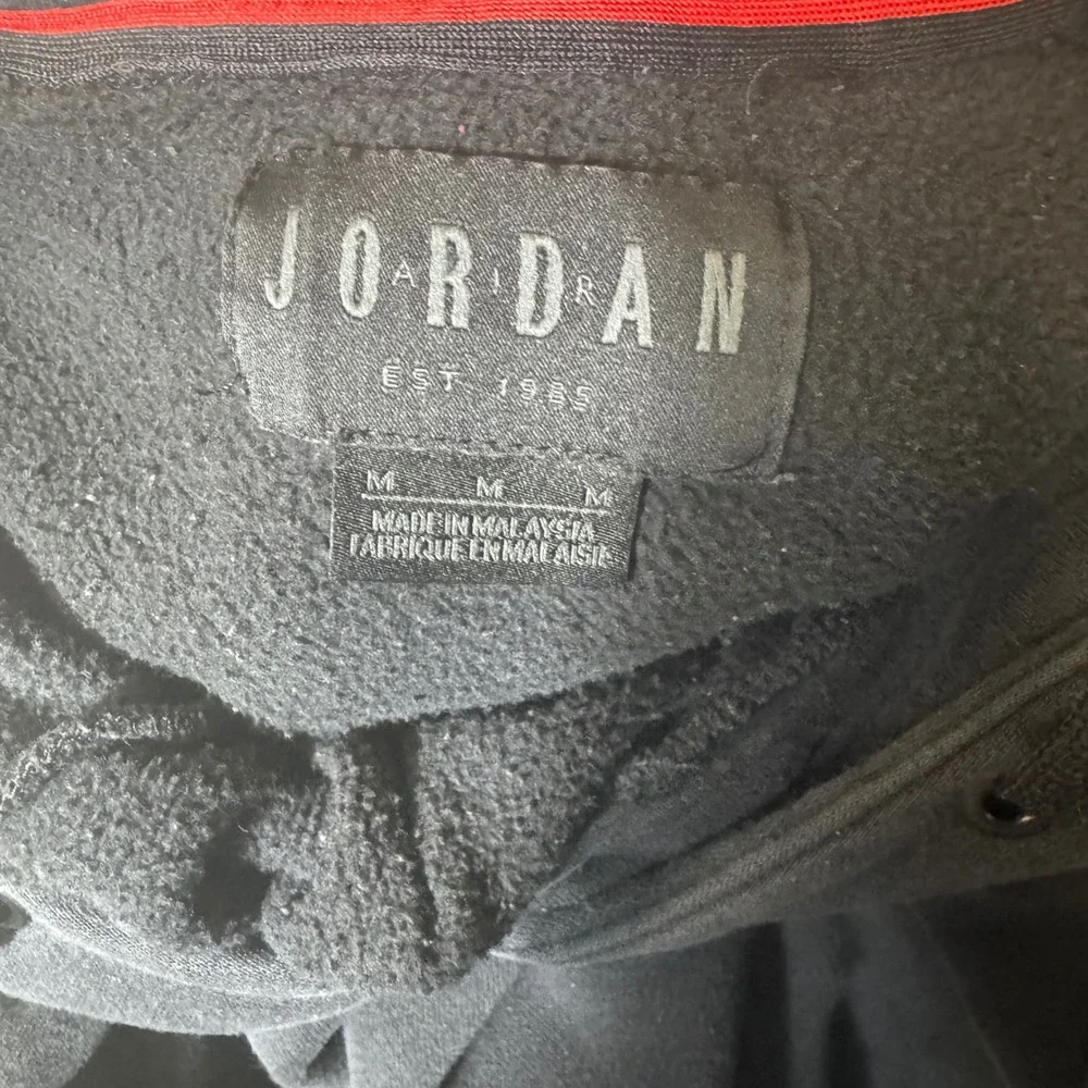 Jordan Air Jumpman Pullover Hoodie Black Fleece Sweatshirt‎ Mens Medium